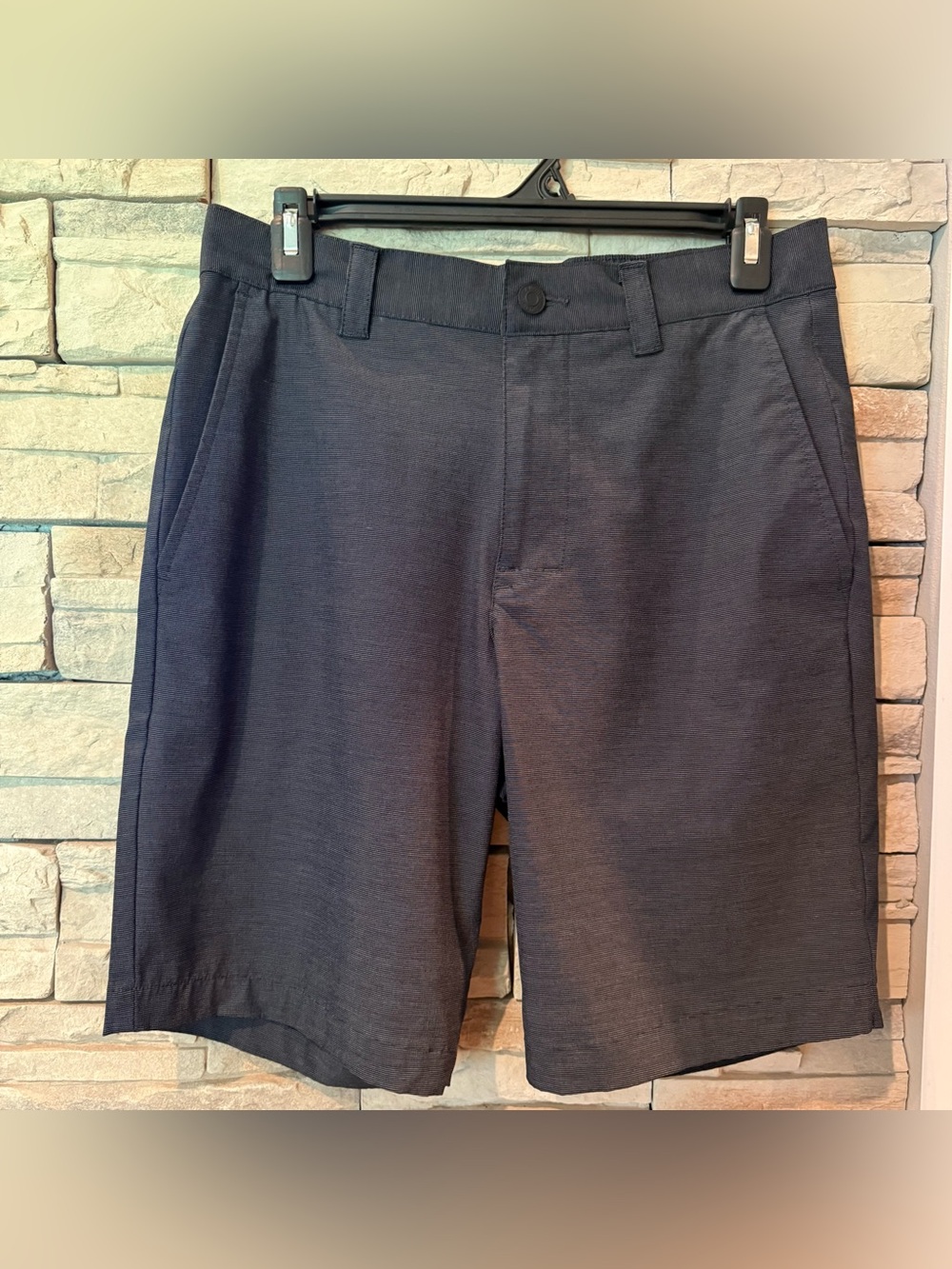 Banana Republic Shorts Adult 30 Black Comfort Flat Front Shorts Mens